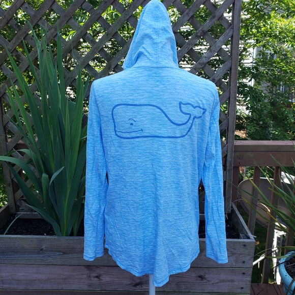Vineyard Vines Long-Sleeve Slub Whale Hoodie Tee - Picture 6 of 10